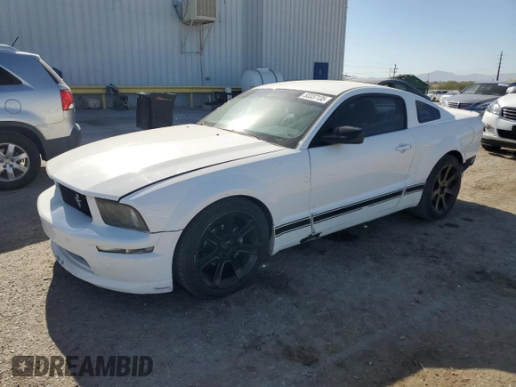 2008 Ford Mustang Deluxe with VIN 1ZVHT80N185201647, listed as a Copart auction lot 53337135 with 168,425 mi miles and Salvage Title. Bid and sale history available at carsss.com. Image 1.