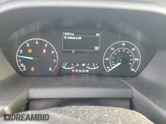 2023 Ford Transit Cargo with VIN 1FTYE1Y85PKB93653, listed as a Copart auction lot 47221395 with 11,048 mi miles and Salvage Title. Bid and sale history available at carsss.com. Image 9.