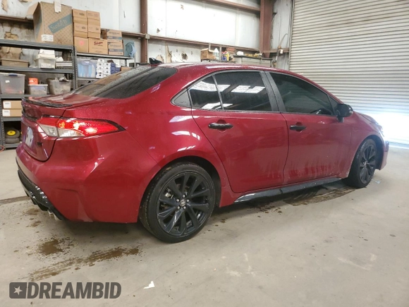 2022 Toyota Corolla SE with VIN 5YFS4MCE1NP123279, listed as a Copart auction lot 50740805 with 53,383 mi miles and Clean Title. Bid and sale history available at DreamBid. Image 3.