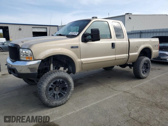 2001 Ford Super Duty F-250 XL with VIN 1FTNX21S51EA42259, listed as a Copart auction lot 52824435 with 183,134 mi miles and Salvage Title. Bid and sale history available at carsss.com. Image 1.