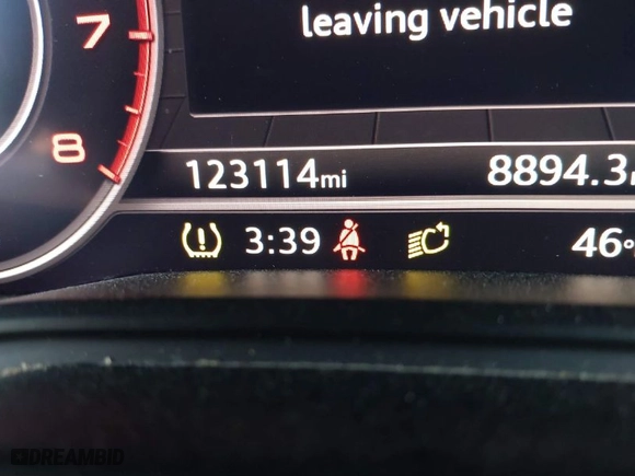 2017 Audi A4 Premium Plus with VIN WAUENAF4XHN016421, listed as a IAAI auction lot 41471326 with 123,114 mi miles. Bid and sale history available at carsss.com. Image 15.