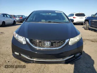 2015 Honda Civic EX-L with VIN 19XFB2F94FE214043, listed as a Copart auction lot 53528065 with 120,000 mi miles and Salvage Title. Bid and sale history available at carsss.com. Image 5.