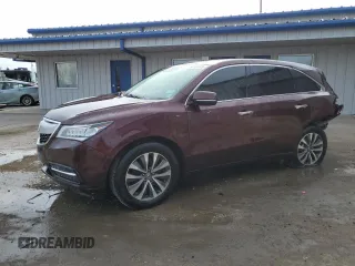 2016 Acura MDX w/Tech with VIN 5FRYD4H40GB044046, listed as a Copart auction lot 54181475 with 167,682 mi miles and Salvage Title. Bid and sale history available at carsss.com. Image 1.