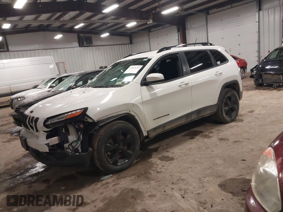 2016 Jeep Cherokee Latitude with VIN 1C4PJMCB0GW226093, listed as a IAAI auction lot 41683652 with 130,168 mi miles and . Bid and sale history available at DreamBid. Image 17.