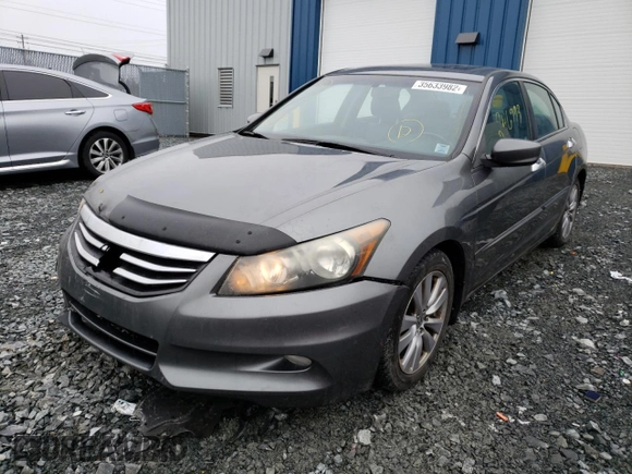 2011 Honda Accord EX-L с VIN 1HGCP3F80BA800142, выставлен на аукционе Copart как лот 35633982 с пробегом 246 993 миль миль и Чистый • Clean title. История ставок и продаж доступна на DreamBid. Изображение 2.