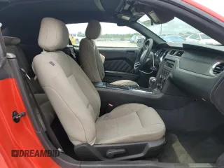 2012 Ford Mustang V6 with VIN 1ZVBP8EMXC5257153, listed as a Copart auction lot 58206405 with 188,460 mi miles and Salvage title. Bid and sale history available at DreamBid. Image 7.