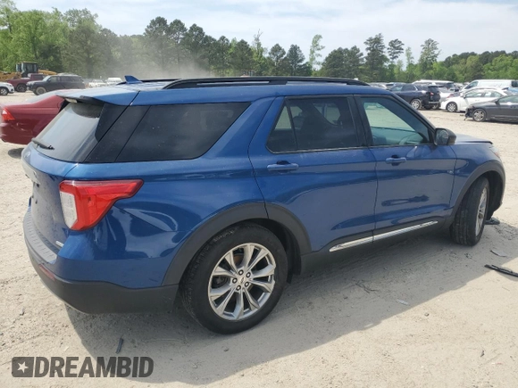 2020 Ford Explorer XLT z VIN 1FMSK7DH0LGA35382, wystawiony jako Copart lot #52282075 z przebiegiem 93 788 mil mil oraz Szkoda całkowita • Salvage title. Historia ofert i sprzedaży dostępna na DreamBid. Obrazek 3.