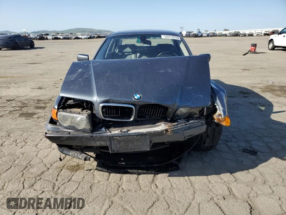 2000 BMW 7 Series 740iA with VIN WBAGG8341YDN80237, listed as a Copart auction lot 52212515 with 0 mi miles and Salvage Title. Bid and sale history available at carsss.com. Image 5.