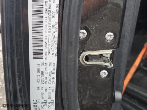 2015 Ram 2500 Big Horn with VIN 3C6UR5DJ5FG639767, listed as a Copart auction lot 78235964 with 0 mi miles and Salvage Title. Bid and sale history available at carsss.com. Image 14.