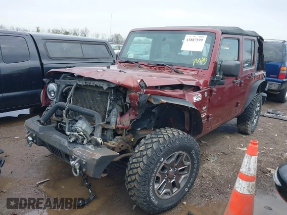 2007 Jeep Wrangler Unlimited Sahara with VIN 1J4GA59177L162022, listed as a IAAI auction lot 41887599 with 207,358 mi miles and . Bid and sale history available at DreamBid. Image 16.