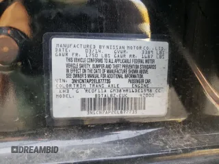 2014 Nissan Versa SV with VIN 3N1CN7AP2EL877735, listed as a Copart auction lot 54451125 with 87,088 mi miles and Clean Title. Bid and sale history available at carsss.com. Image 12.