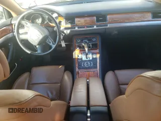 2008 Audi A8 L 4.2L with VIN WAUMV94EX8N013623, listed as a Copart auction lot 80224674 with 116,713 mi miles and Salvage Title. Bid and sale history available at carsss.com. Image 8.