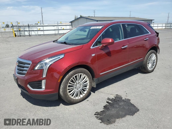 2017 Cadillac XT5 Luxury AWD with VIN 1GYKNDRS2HZ263419, listed as a Copart auction lot 63438215 with 62,982 mi miles and Salvage title. Bid and sale history available at DreamBid. Image 1.