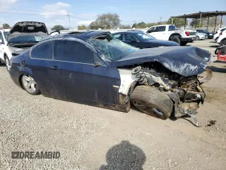 2007 BMW 3 Series 335i with VIN WBAWB73577P033998, listed as a Copart auction lot 46183325 with 97,464 mi miles and Salvage Title. Bid and sale history available at carsss.com. Image 4.
