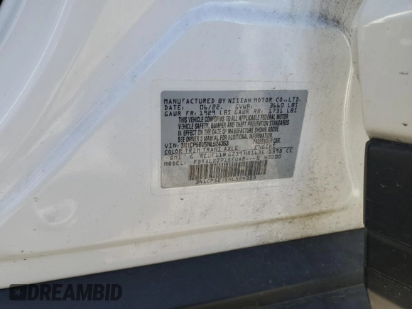 2022 Nissan Kicks S with VIN 3N1CP5BV5NL524353, listed as a Copart auction lot 49624655 with 39,531 mi miles and Salvage Title. Bid and sale history available at carsss.com. Image 15.