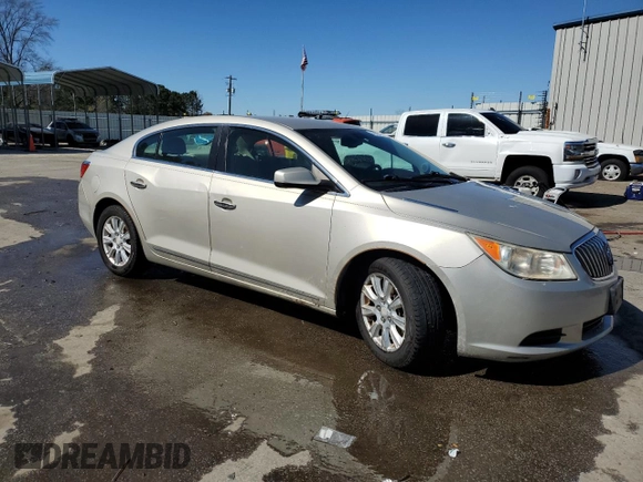 2013 Buick LaCrosse with VIN 1G4GA5E37DF268876, listed as a Copart auction lot 48809295 with 142,721 mi miles and Salvage title. Bid and sale history available at DreamBid. Image 4.