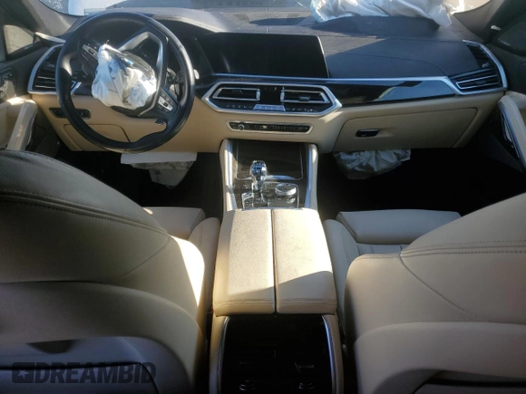 2021 BMW X6 xDrive40i with VIN 5UXCY6C08M9E54309, listed as a Copart auction lot 48545025 with 0 mi miles and Salvage Title. Bid and sale history available at carsss.com. Image 8.