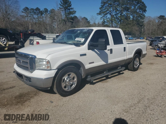 2005 Ford F-250 XL with VIN 1FTSW20P85EA09605, listed as a Copart auction lot 48584835 with 285,117 mi miles and Salvage Title. Bid and sale history available at DreamBid. Image 1.