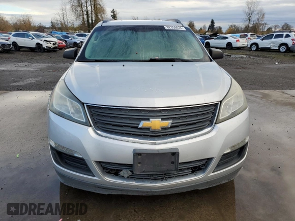2013 Chevrolet Traverse LS with VIN 1GNKVFKD0DJ196025, listed as a Copart auction lot 82359024 with 121,414 mi miles and Salvage Title. Bid and sale history available at DreamBid. Image 5.