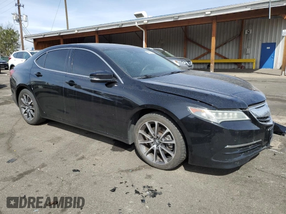 2015 Acura TLX Technology with VIN 19UUB2F51FA024774, listed as a Copart auction lot 49880255 with 138,657 mi miles and Salvage title. Bid and sale history available at DreamBid. Image 4.