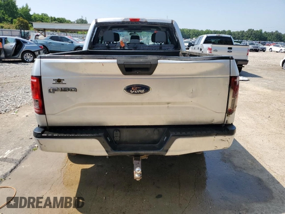 2016 Ford F-150 XLT with VIN 1FTEX1EP6GKF08470, listed as a Copart auction lot 59948405 with 206,784 mi miles and Salvage title. Bid and sale history available at DreamBid. Image 6.