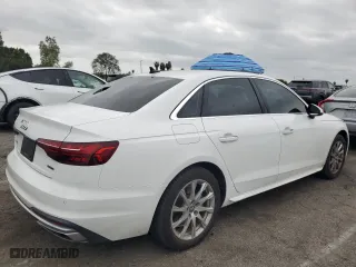 2021 Audi A4 Sedan Premium with VIN WAUABAF41MA025243, listed as a Copart auction lot 50995555 with 41,681 mi miles and Salvage Title. Bid and sale history available at carsss.com. Image 3.