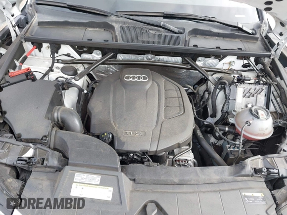 2020 Audi Q5 Premium with VIN WA1ANAFY3L2064383, listed as a IAAI auction lot 42100480 with 51,123 mi miles and . Bid and sale history available at DreamBid. Image 10.