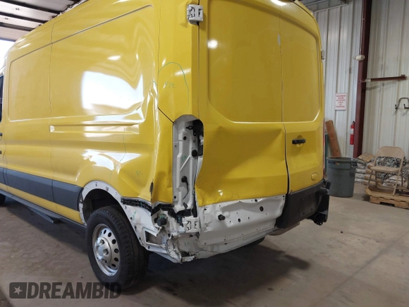 2023 Ford Transit Cargo with VIN 1FTBR2C88PKB17299, listed as a IAAI auction lot 41951132 with 19,461 mi miles and . Bid and sale history available at DreamBid. Image 6.