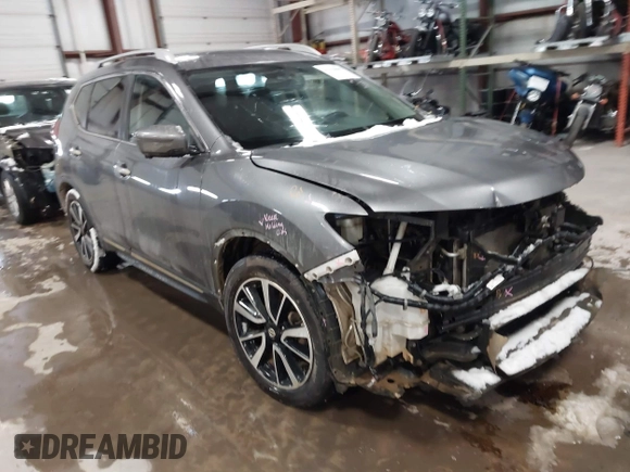 2019 Nissan Rogue SL with VIN 5N1AT2MT1KC775867, listed as a IAAI auction lot 41154065 with 127,465 mi miles and . Bid and sale history available at DreamBid. Image 1.
