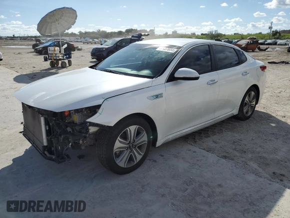 2017 Kia Optima Hybrid EX with VIN KNAGU4LE0H5017619, listed as a Copart auction lot 77137684 with 110,744 mi miles and Salvage Title. Bid and sale history available at carsss.com. Image 1.