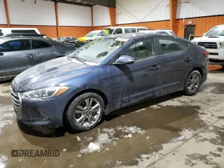 2018 Hyundai Elantra GL with VIN KMHD84LFXJU698642, listed as a Copart auction lot 43231425 with 158,639 mi miles and Salvage Title. Bid and sale history available at DreamBid. Image 1.