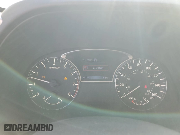 2016 Nissan Pathfinder S with VIN 5N1AR2MM8GC615600, listed as a Copart auction lot 78164564 with 48,477 mi miles and Salvage Title. Bid and sale history available at carsss.com. Image 9.