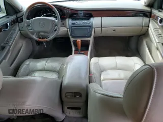 2003 Cadillac DeVille DTS z VIN 1G6KF57973U204531, wystawiony jako Copart lot #45712115 z przebiegiem 107 737 mil mil oraz Szkoda całkowita • Salvage title. Historia ofert i sprzedaży dostępna na DreamBid. Obrazek 8.