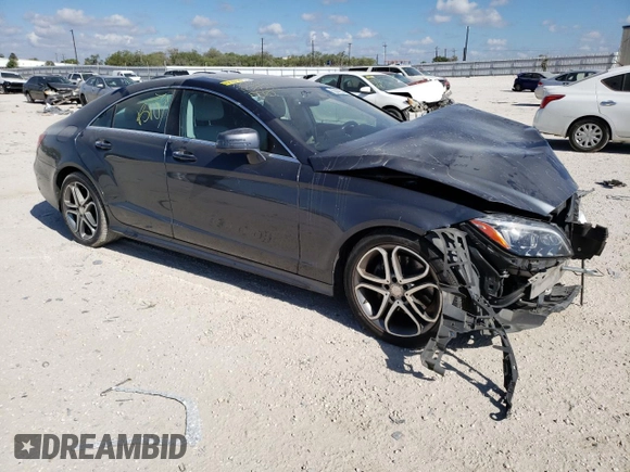 2015 Mercedes-Benz CLS-Class CLS 400 with VIN WDDLJ6FB2FA142722, listed as a Copart auction lot 62440633 with 73,494 mi miles. Bid and sale history available at carsss.com. Image 4.