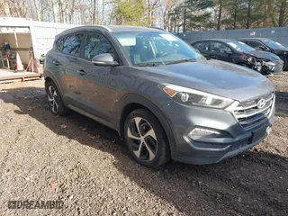 2016 Hyundai Tucson Sport with VIN KM8J33A21GU232747, listed as a IAAI auction lot 41443169 with 111,319 mi miles. Bid and sale history available at carsss.com. Image 1.