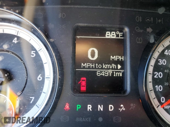 2019 Ram 1500 Classic Tradesman with VIN 1C6RR6FT7KS702106, listed as a Copart auction lot 80469244 with 64,971 mi miles and Salvage Title. Bid and sale history available at carsss.com. Image 9.