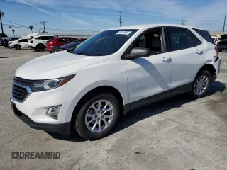 2019 Chevrolet Equinox LS z VIN 3GNAXHEV5KS623121, wystawiony jako Copart lot #50250805 z przebiegiem 56 915 mil mil oraz Szkody całkowita. Historia ofert i sprzedaży dostępna na DreamBid. Obrazek 1.