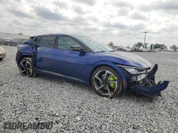 2024 Kia EV6 GT z VIN KNDC5DLE9R5219763, wystawiony jako Copart lot #50449205 z przebiegiem 360 mil mil oraz Szkoda całkowita • Salvage title. Historia ofert i sprzedaży dostępna na DreamBid. Obrazek 4.