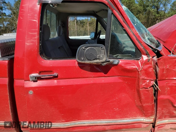1995 Ford F-150 with VIN 1FTEF15N8SNA75419, listed as a Copart auction lot 74993694 with 0 mi miles and Salvage Title. Bid and sale history available at carsss.com. Image 10.