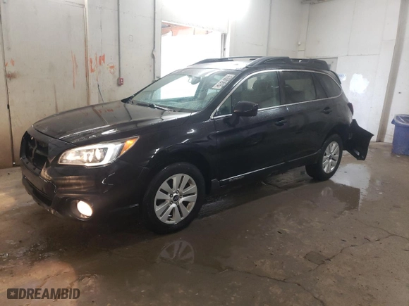 2017 Subaru Outback Premium with VIN 4S4BSADC8H3419586, listed as a Copart auction lot 47681815 with 127,680 mi miles and Salvage Title. Bid and sale history available at carsss.com. Image 1.