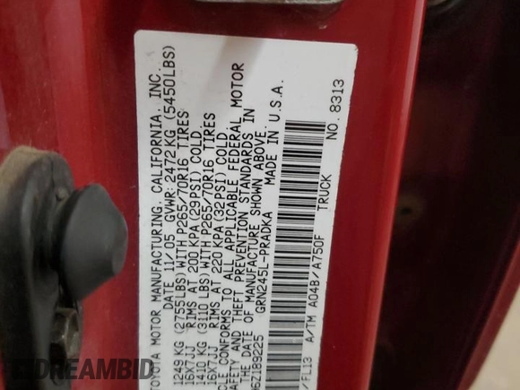 2006 Toyota Tacoma z VIN 5TELU42N96Z189225, wystawiony jako Copart lot #58201555 z przebiegiem 189 914 mil mil oraz Szkoda całkowita • Salvage title. Historia ofert i sprzedaży dostępna na DreamBid. Obrazek 12.
