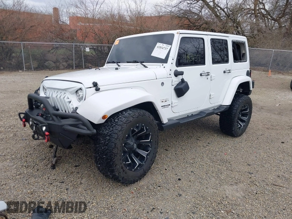 2017 Jeep Wrangler Unlimited Sahara with VIN 1C4BJWEG4HL752776, listed as a IAAI auction lot 41834737 with 110,791 mi miles. Bid and sale history available at carsss.com. Image 2.