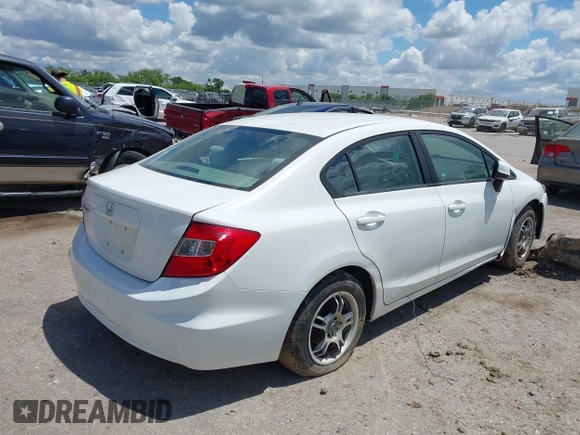 2012 Honda Civic LX z VIN 2HGFB2F57CH536142, wystawiony jako IAAI lot #42194088 z przebiegiem 108 293 mil mil oraz . Historia ofert i sprzedaży dostępna na DreamBid. Obrazek 4.