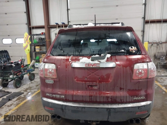 2010 GMC Acadia SLT2 with VIN 1GKLVNED0AJ206653, listed as a IAAI auction lot 40988805 with 196,888 mi miles and . Bid and sale history available at DreamBid. Image 16.
