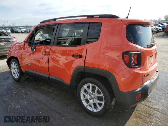 2020 Jeep Renegade Latitude with VIN ZACNJABB4LPL22756, listed as a Copart auction lot 50824715 with Not provided miles and Salvage title. Bid and sale history available at DreamBid. Image 2.