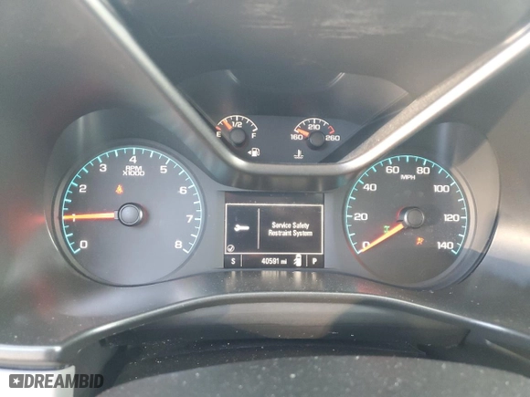 2020 Chevrolet Colorado 4WD Work Truck with VIN 1GCGTBEN9L1226431, listed as a Copart auction lot 47092225 with 40,591 mi miles and Non Repairable. Bid and sale history available at carsss.com. Image 9.