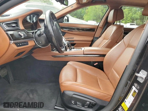 2015 BMW 7 Series 750Li xDrive with VIN WBAYF8C54FD653940, listed as a Copart auction lot 55762915 with 89,037 mi miles and Clean title. Bid and sale history available at DreamBid. Image 7.