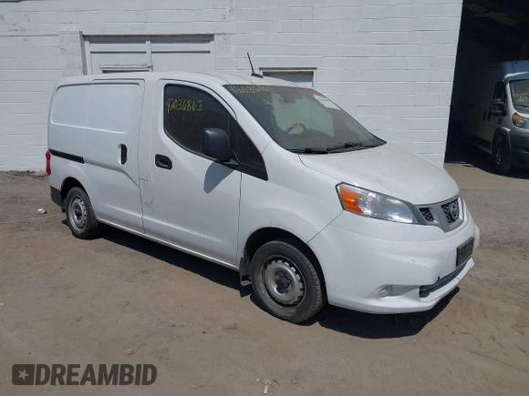 2020 Nissan NV200 Compact Cargo SV with VIN 3N6CM0KN3LK706092, listed as a IAAI auction lot 42036863 with 112,714 mi miles. Bid and sale history available at carsss.com. Image 1.
