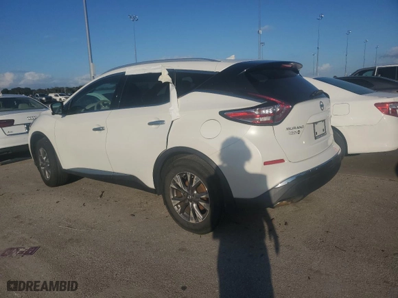 2015 Nissan Murano SV with VIN 5N1AZ2MG0FN290650, listed as a Copart auction lot 80395094 with 0 mi miles and Salvage Title. Bid and sale history available at carsss.com. Image 2.