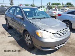 2004 Toyota Corolla CE with VIN 1NXBR38E44Z216685, listed as a IAAI auction lot 42195237 with 191,708 mi miles and . Bid and sale history available at DreamBid. Image 1.